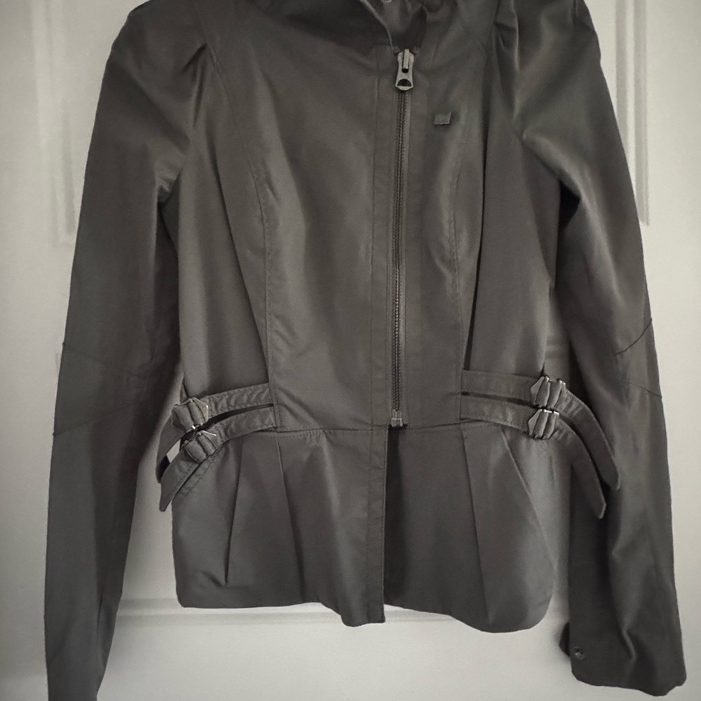 Armani Exchange Charcoal Utility Jacket